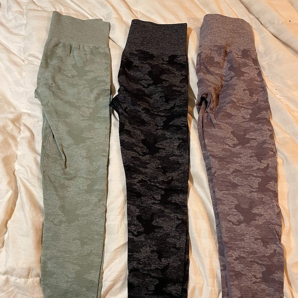 Gymshark Camo Leggings Bundle